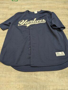True Fan New York Yankees Derek Jeter #2 Navy Baseball Jersey XL